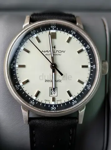 Hamilton Intra-Matic Automatic Mens Watch - Classic White Dial