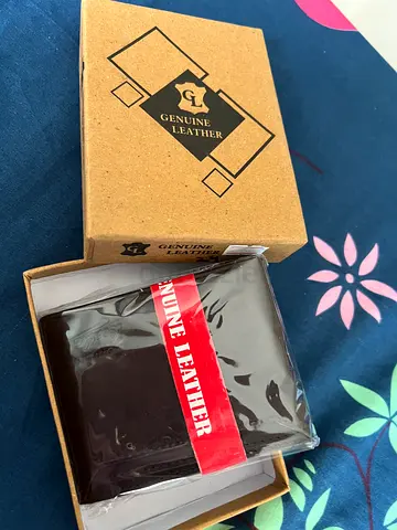 Wallet real leather new