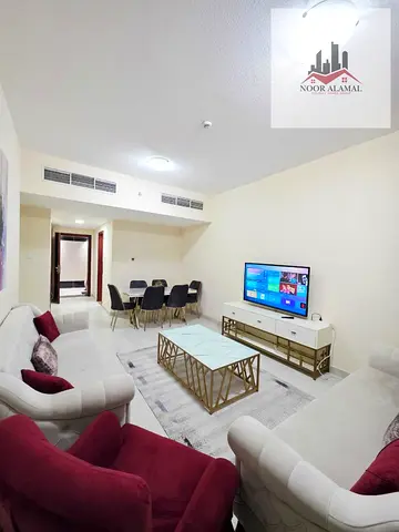 الشارقه التعاون شقه غرفتين وصاله ومطبخ وحمامين