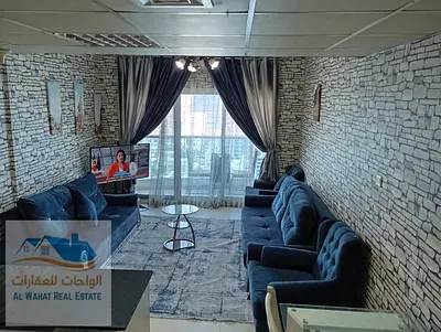 Furnished one-bedroom apartment available for monthly rent in Al Nuaimiya 3 – with a stunning sea v