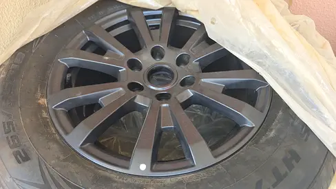 Leopard 5 18inch rims and wheels black edition