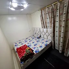 Partition available with balcony fully furnished neat and clean