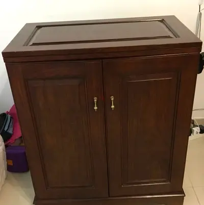 Folding Bar Cabinet