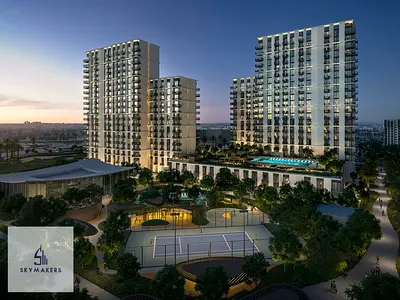 Skyline View 2BR | Furnished Apartment | Dubai Hills Estate