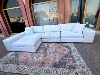 Eichholtz L Shape Sofa Beige