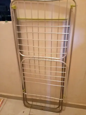 Foldable Metal Clothes Drying Rack - Used, Good Condition