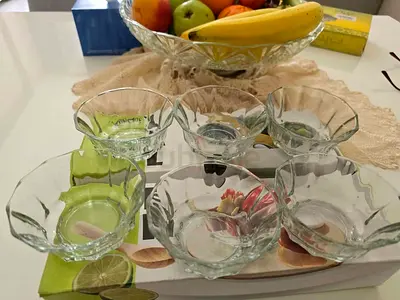 Brand New 6 Small Glass Bowls