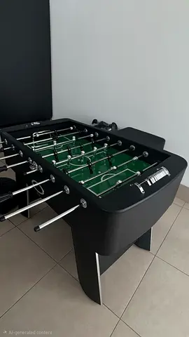 Classy Foosball table - barely used- deco piece