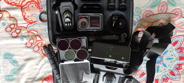 GoPro-style Action Camera Kit with Filters, Batteries and Carry Case