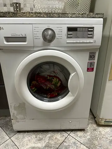 Used front load washing machine - working condition