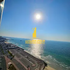 Luxurious three-bedroom duplex apartment with brand new furnishings for monthly rent in Ajman - Corn