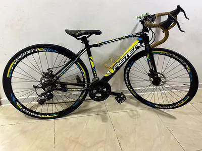Aster - Faster road bike - 700c lightweight frame, dual disc brakes