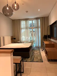 Only 80k: Furnished Studio | Affini Al Jaddaf | Downtown Skyline View