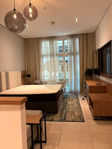 Only 80k: Furnished Studio | Affini Al Jaddaf | Downtown Skyline View