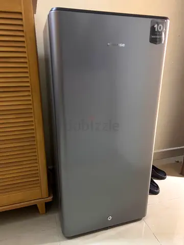 Single door refrigerator - good condition, silver
