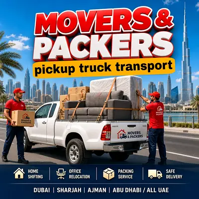 PICKUP TRUCK MOVERS in Dubai Cheap rate Single Item delivery Furniture available fast and Quick serv