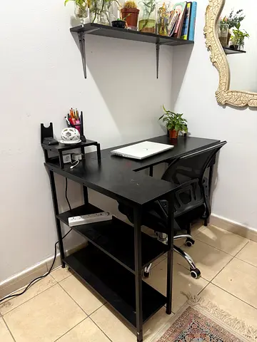 Work table and chair