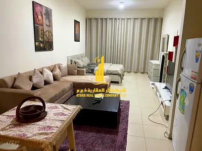 فرصة ذهبية أفخم استوديو مفروش بالكامل للإيجار الشهري في ابراج عجمان ون تاور الراشدية  3 – عجمان ✨