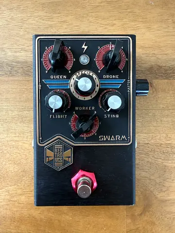 Used Swarm fuzz/lo-fi guitar effects pedal - good condition