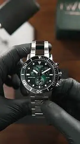 Tissot Seastar 1000 Chronograph Quartz – Green Dial ⌚🌊