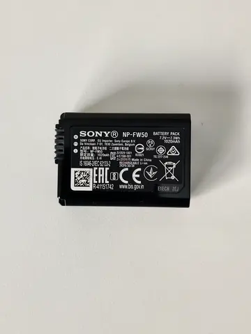 Sony NP-FW50 Battery 7.2V 1020mAh - Suits Sony Alpha a6000, a6001, a6003, a6004, a6005