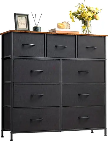 Bedroom Dresser with 9 Drawers