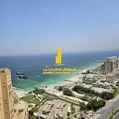 With a breathtaking sea view, a luxurious one-bedroom apartment, fully furnished with brand new, hi