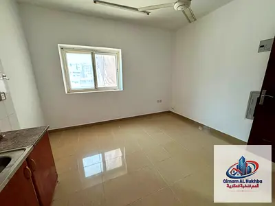 The most beautiful studio for rent in Sharjah – Al Ghuwair area. Central AC and central gas. Spacio