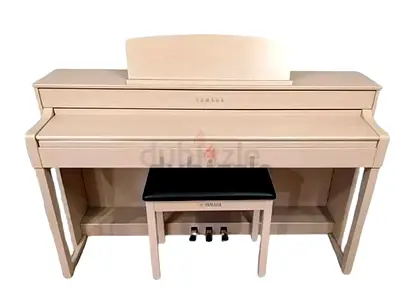 Yamaha Clavinova 545 White Ash Refurbished Piano With 1 Year Warranty