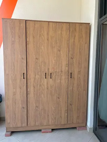 Danube 4-door Wooden Wardrobe / Armoire - Very Good Condition