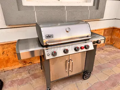 Weber Genesis II — 4-Burner Gas Grill with Sear Zone, Stainless Steel