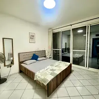 Furnished room with separate bathroom and balcony for executive lady on corniche