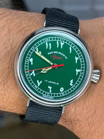 WEST END WATCH Co. Lowan 17 Jewels Manual Winding Size 42 mm