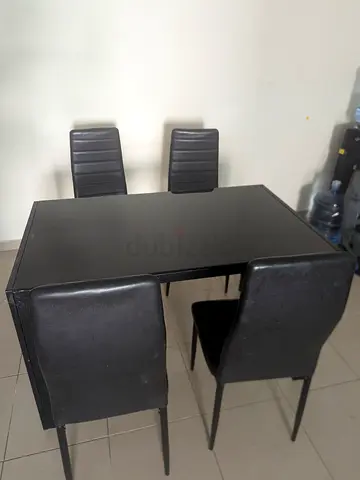 Dining table set with 4 chairs