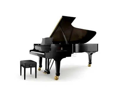 Steinway Sons D-274 Concert Grand Piano - Black