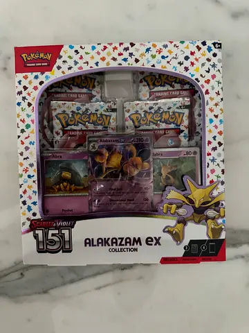Pokemon 151 Alakazam Collection Box