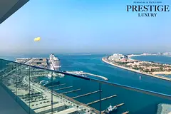2BR | Sea+Palm Jumeirah View| Private Beach Access