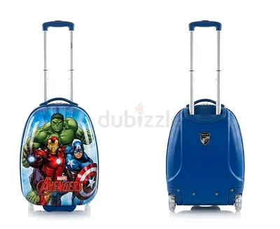 Kids Avengers Hard Shell Trolley Suitcase - Small Wheel Luggage