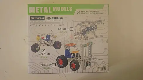 Metal Models Construction Kit - DIY Metal Toy Set