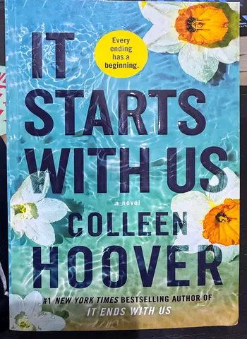 It Starts with Us by Colleen Hoover Paperback Novel