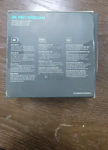 LOGITECH WEBCAM 4K PRO BLACK