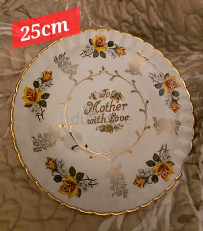England Mother with love Decoration Plate