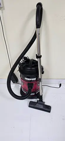 Cylinder Vacuum Cleaner - Working Condition, Comes with Hose and Floor Head