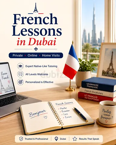 French  English Tutor in Dubai | Private Lessons