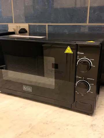 The microwave is in the good condition