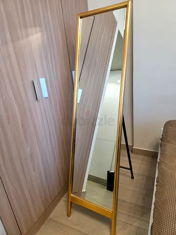 Full-length Gold Framed Standing Mirror — Excelleny Condition