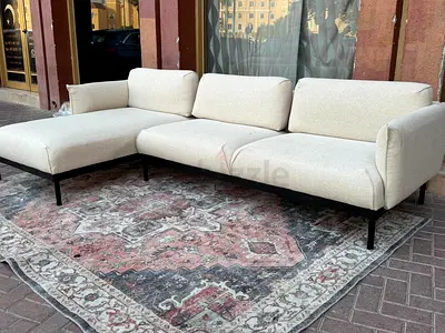 Top Quality Ikea Applyard L shape sofa beige Color