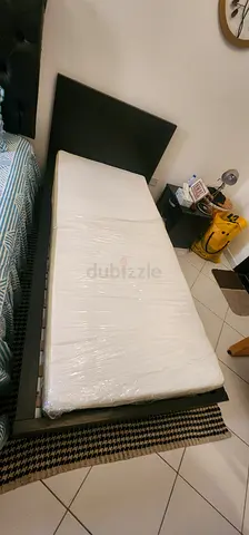 Ikea Malm single bed with mattress