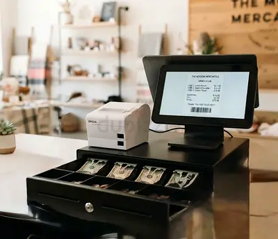 Complete POS System with Cash Drawer and Receipt Printer