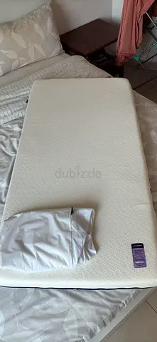 Clevamama ClevaFoam support cotbed mattress  waterproof sheet protector like NEW